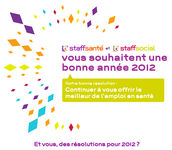 Meilleurs voeux pour 2012 Et la santé !  STAFFSANTÉ